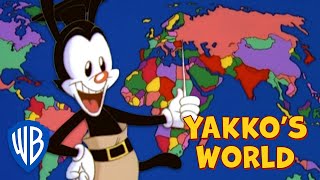 Animaniacs SINGALONG 🎤  Yakko’s World  WB Kids [upl. by Neyuq]