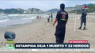 Turista muere tras ataque de tiburón en playa de Ixtapa Zihuatanejo [upl. by Eiramesor365]