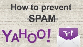 How to block yahoo junk mail prevent spam [upl. by Nagel]