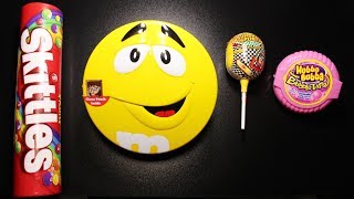 Learn Sizes with Surprise Eggs Nursery Rhymes Song Chupa Chups Lollipops Candy MampMs Chocolate [upl. by Souza]