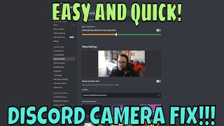 Quick Fix Discord Camera Wrong Resolution 2024 RTX ONLY SEE PINNED COMMENT FOR NON RTX [upl. by Omsare31]