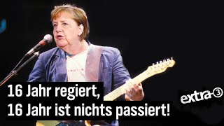 Angela Merkel Eine verschlafene Kanzlerschaft  extra 3  NDR [upl. by Howlan]