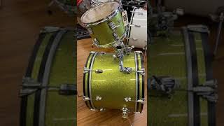 LUDWIG CLASSIC MAPLE DOWNBEAT IN OLIVE SPARKLE  USED [upl. by Merline744]