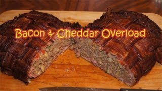 BBQ Bacon amp Cheddar Meatloaf Recipe [upl. by Dnaletak]