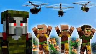 Villagers VS Pillagers but its Vietnam War  Biome Wars 2 Teaser [upl. by Rusert662]