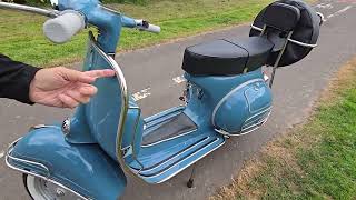 Blue 1960s Vespa VBB for sale [upl. by Hilar]