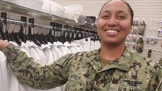 74675 for Uniforms Shopping for Navy Uniforms Sailor Vlog Episode 2 [upl. by Naval320]