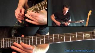 Welcome Home Sanitarium Guitar Lesson  Metallica  Second Solo [upl. by Kalina]