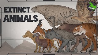 Extinct Animals Due to Human Activity  Animated Size Comparison [upl. by Airad520]