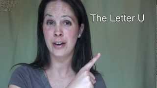 How to Pronounce the Letter U  American English [upl. by Annawaj]