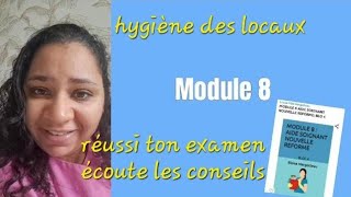 CONSEILS POUR LE MODULE 8 AIDESOIGNANT HYGIÈNE DES LOCAUX [upl. by Nylirad]