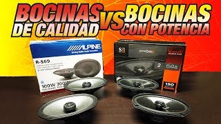 Bocinas de calidad VS bocinas con potencia para tu carro 🔊 [upl. by Enortna439]