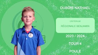 Dubois NathaÃ«l VS Dhollande Gaspard poule [upl. by Zulch935]