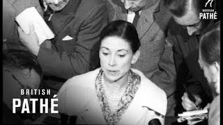 Margot Fonteyn Interviewed About Husbands Whereabouts 1959 [upl. by Etteyniv245]