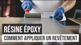 Résine époxy  Comment appliquer un revêtement  Tutoriel [upl. by Llerat]