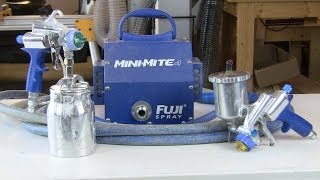 Fuji Mini Mite HVLP Paint Sprayer Review Pt 2 [upl. by Ethelinda]