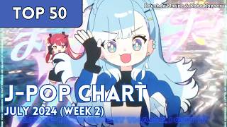 TOP 50 JPop Songs Chart  July 2024 Week 2  New Songs [upl. by Ahsiekahs420]