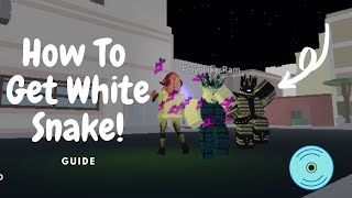 YBA How to get White Snake [upl. by Ydnagrub]