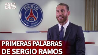 Sergio Ramos ficha por el PSG quotEstoy orgulloso del paso que he dadoquot [upl. by Leitao]