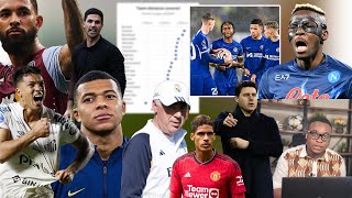 CHELSEA RANKS 17TH INMAN UTD LIST 4 DEF MADRID CLOSE TO NEW STRIKER BARCA DECISION MBAPPE AND [upl. by Shih]