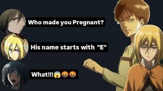 What if Historia got Pregnant Attack On Titan FunChats [upl. by Jecho]