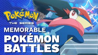 Ash Ketchum’s Great Battles 💥  Pokémon the Series [upl. by Leid641]