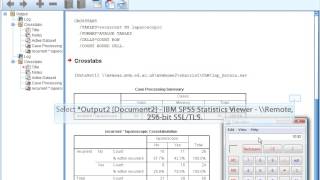 ChM SPSS  8  Comparing proportions between two groups [upl. by Marney628]