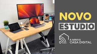 TOUR pelo meu NOVO ESCRITÓRIO INTELIGENTE com ALEXA [upl. by Onder]