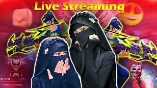 🔴 LIVE । Cute jannat live streaming🥰🥰 cutejannatgamin cutejannat freefire jannatgaming live [upl. by Noxin]