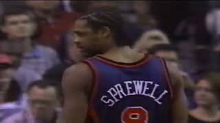 Latrell Sprewell 1999 ECSF Highlights [upl. by Lenette87]