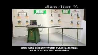 Morso EHXL Hydraulic Mitre Cutting Machine from Danlist Denmark [upl. by Neeoma229]