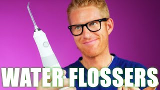 Dentist Reviews WATER FLOSSER For Teeth vs String Floss Before amp After of Plaque Removal Efficacy [upl. by Hickey]