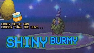 578  One of my fastest hunts EVER LIVE Shiny Burmy after ONLY 36 SRs in Platinum [upl. by Ilujna]