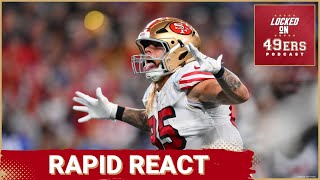 RAPID REACT 49ers FINISH vs the Seahawks in 3624 Victory [upl. by Elsinore]