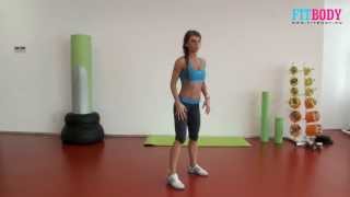 Antrenament picioare Genuflexiuni cu saritura squat jump [upl. by Almap]