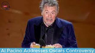 Al Pacino Addresses Oscars Controversy Statement on Best Picture Presentation [upl. by Uba]