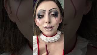 PENNYWISE MAKE UP 🤡🎃 Cande Copello [upl. by Bow313]