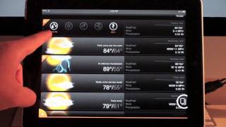 AccuWeather App Review for iPad [upl. by Aistek928]