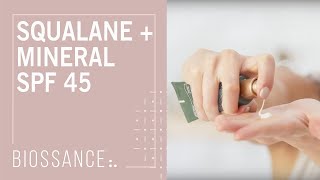 Squalane  Mineral SPF 45  Our Products  Biossance [upl. by Terrence]