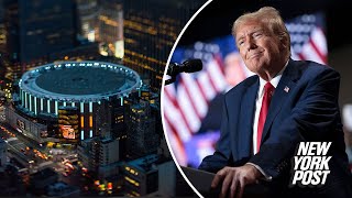 WATCH LIVE Donald Trump holds rally at NYCs Madison Square Garden [upl. by Eisteb]