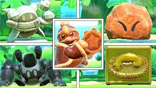 Kirby Star Allies All Kirbys Stone Transformations [upl. by Adekam]