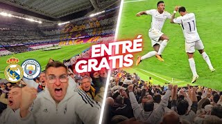 ME COLÉ GRATIS  🔥 ASÍ SE VIVIÓ en el Nuevo Estadio Bernabéu 🔥 REAL MADRID 33 MANCHESTER CITY [upl. by Noslen556]