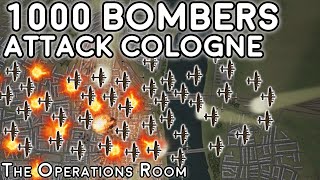 1000 Bombers Attack Cologne  Operation Millennium 1942  Animated [upl. by Bernardina385]