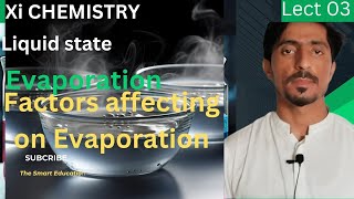 MDCATLiquid Evaporation class 11th chemistryEvaporation complete explanation [upl. by Yedoc]