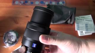 Unboxing Sony Carl Zeiss VarioTessar T E 1670mm F4 ZA OSS Lens SEL1670Z [upl. by Iadam]