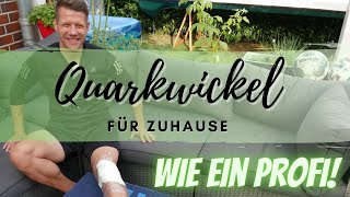 Quarkwickel am Knie  erklärt von Patrick Ittrich Effektives Hausmittel bei Schwellung amp Schmerzen [upl. by Eatnohs]