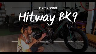 4K EXCLUSIVITÉ  UN BON GROS FAT BIKE HOMOLOGUÉ  Hitway BK9  REVIEW COMPLETE [upl. by Nielsen]