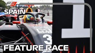 F3 Feature Race Highlights  2024 Spanish Grand Prix [upl. by Burkhard]