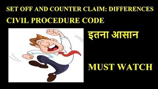 DIFFERENCES BETWEEN SET OFF AND COUNTER CLAIMCPCLLBCSJUDICIARY [upl. by Keven677]