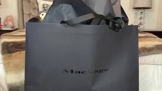 Mackage  Adali Fitted Winter Down Coat Unboxing  Luxury Winter Coat [upl. by Hardunn]